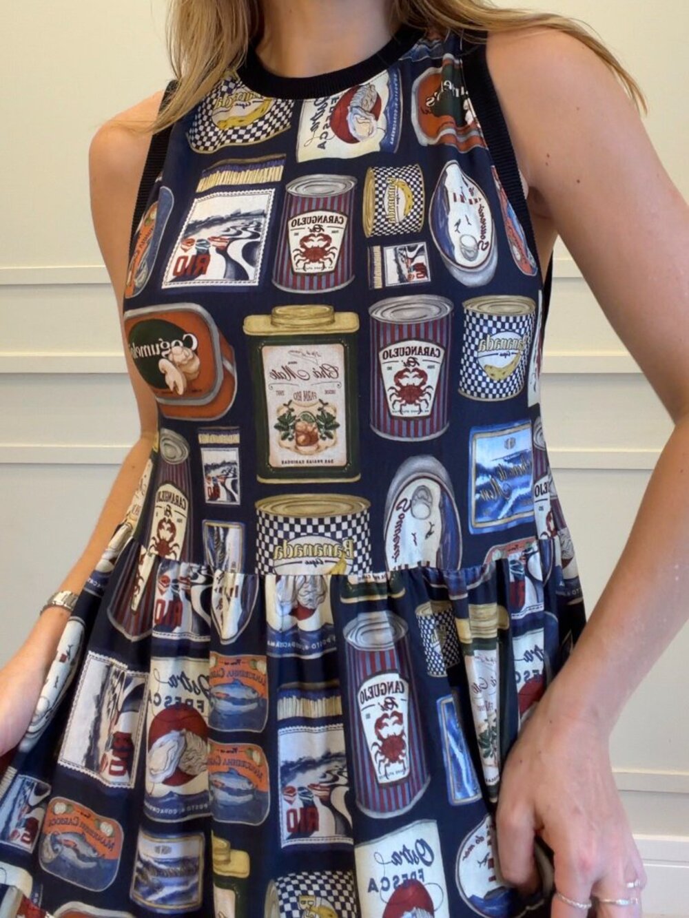FARM Rio Marias Iguarias Print Dress (Size S) - Picture 7 of 7